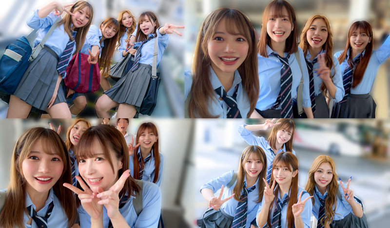 りお＆ひなた＆かりん＆ゆい 無料サンプル動画画像(3) 【【無料】素人エロ動画新作cafe】